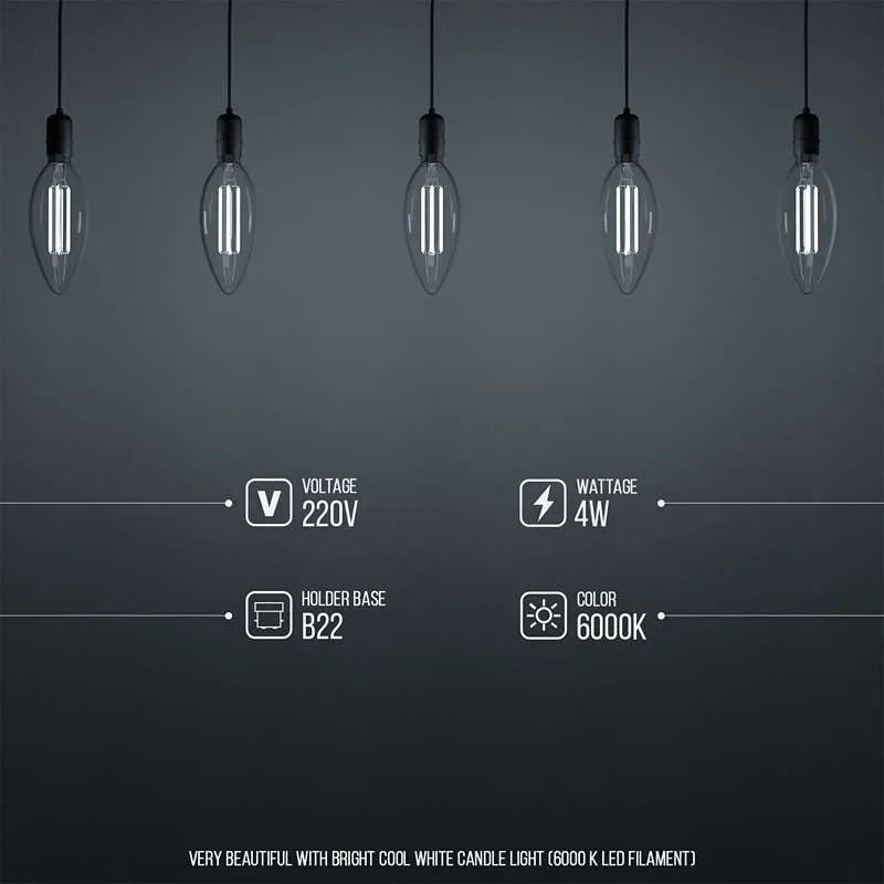 LED Candle Bulbs – E14 & B22 - photo 2