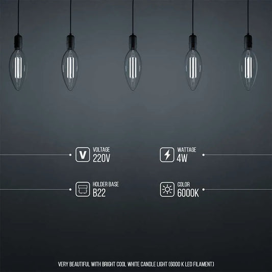 LED Candle Bulbs – E14 & B22 - photo 2