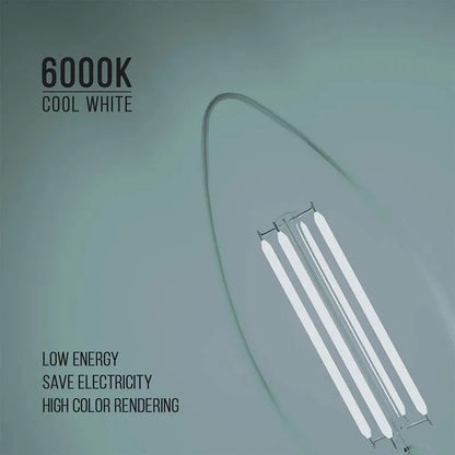 LED Candle Bulbs – E14 & B22 - Filament Candle Cool White, B22 4W, Single