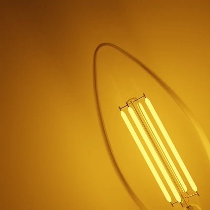 LED Candle Bulbs – E14 & B22 - Filament Candle Warm White, B22 4W, Single