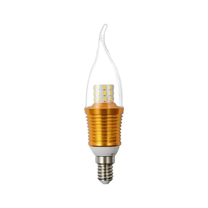 LED Candle Bulbs – E14 & B22 - Flame Tip 3-Colour, E14 5W, Single