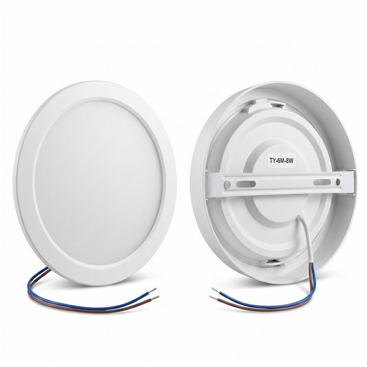 Round LED Ceiling Panel Light 8W – Cool White