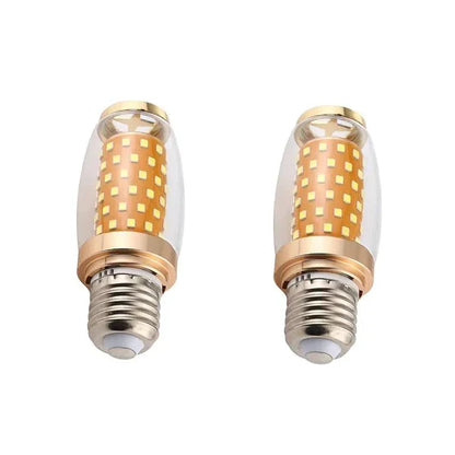 LED Corn Bulbs – E14, E27 & B22 - 3-Colour Corn, E27 16W, Pack of 2
