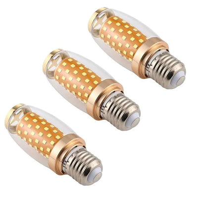 LED Corn Bulbs – E14, E27 & B22 - 3-Colour Corn, E27 16W, Pack of 3