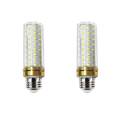 LED Corn Bulbs – E14, E27 & B22 - Cool White Corn, E27 24W, Pack of 2
