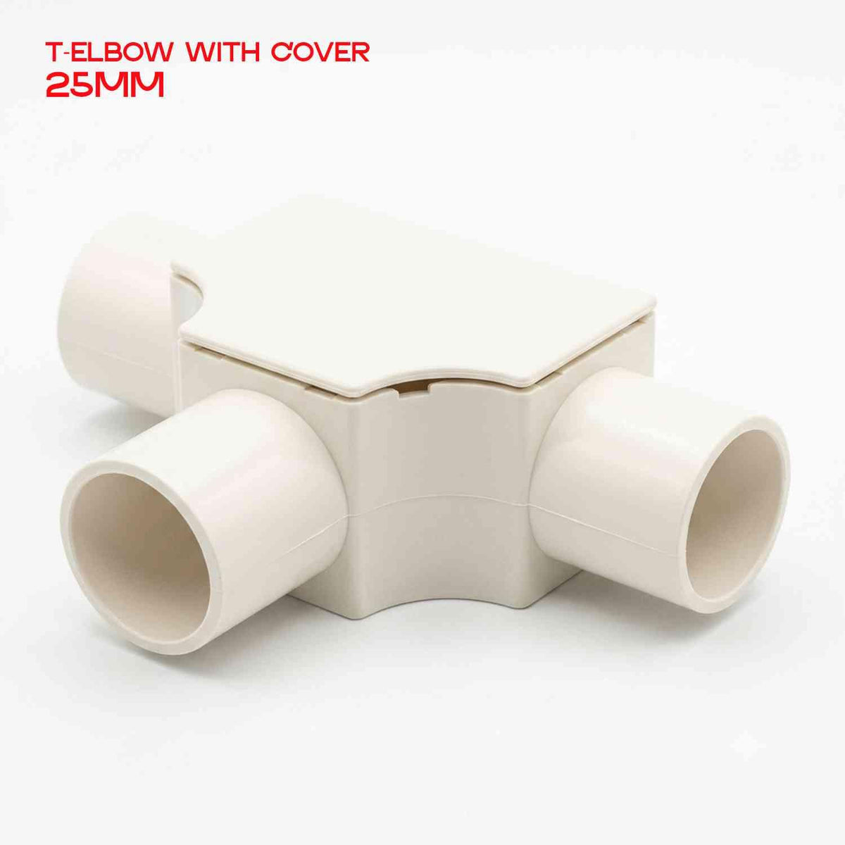 PVC Inspection Conduit Tee with Cover – 20 mm & 25 mm - photo 3