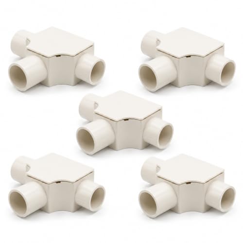 PVC Inspection Conduit Tee with Cover – 20 mm & 25 mm