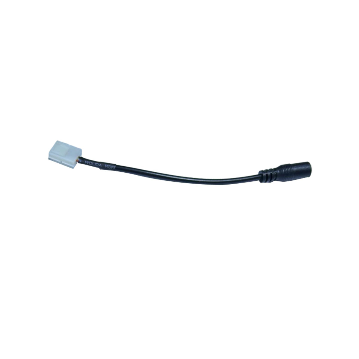 LED Strip Light Connectors – 2 & 4 Pin Clips, Splitters & DC Plug Cables - 2 Pin Clip to DC Female, Pack of 2
