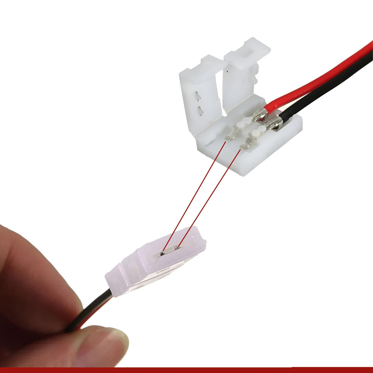 LED Strip Light Connectors – 2 & 4 Pin Clips, Splitters & DC Plug Cables - photo 4