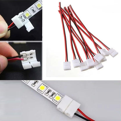 LED Strip Light Connectors – 2 & 4 Pin Clips, Splitters & DC Plug Cables - photo 6