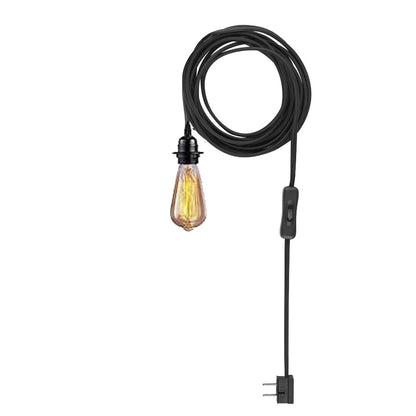 Plug-In Lamp Holder Cable – E27, On/Off Switch, 2 m, UK Plug - photo 6