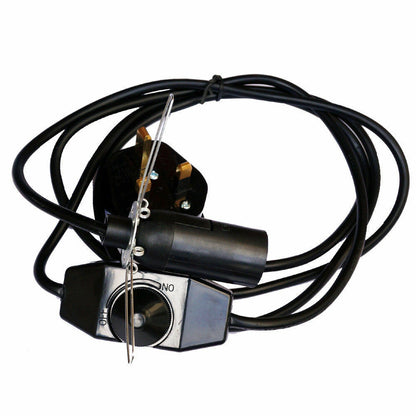 Plug-In Lamp Holder Cable – E27, On/Off Switch, 2 m, UK Plug - photo 4