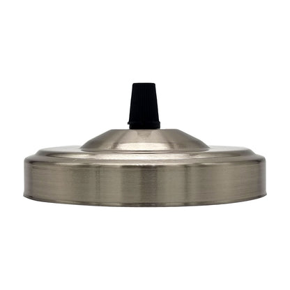 Satin Nickel Pendant Set – Bottle Holder, Grey Fabric Cable 1 to 5 m - photo 4