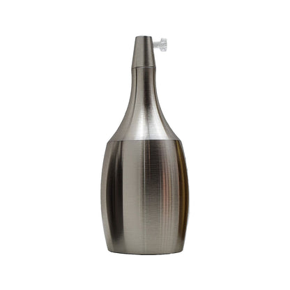 Satin Nickel Pendant Set – Bottle Holder, Grey Fabric Cable 1 to 5 m - photo 5
