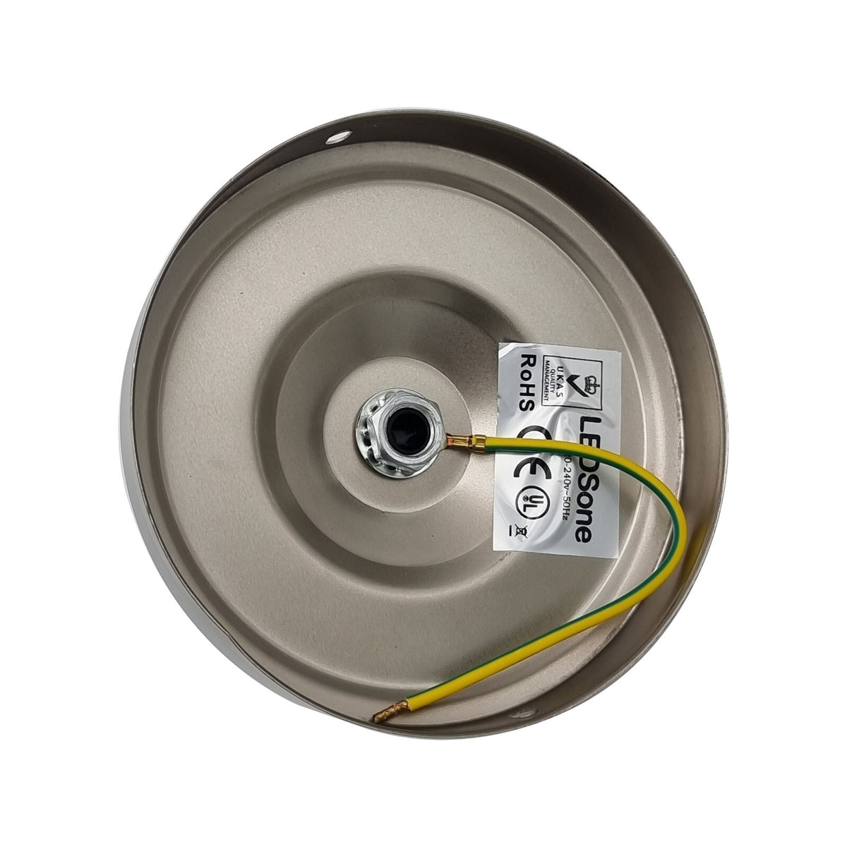 Satin Nickel Pendant Set – Bottle Holder, Grey Fabric Cable 1 to 5 m - photo 7