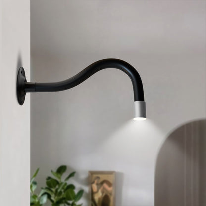Gooseneck LED Wall Light – Black or White, Cool White - photo 2