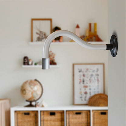 Gooseneck LED Wall Light – Black or White, Cool White - photo 8