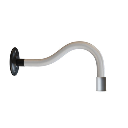 Gooseneck LED Wall Light – Black or White, Cool White - Black, White Gooseneck, Without Bulb