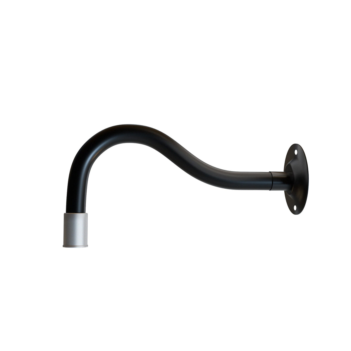 Gooseneck LED Wall Light – Black or White, Cool White - Black, Black Gooseneck, Without Bulb