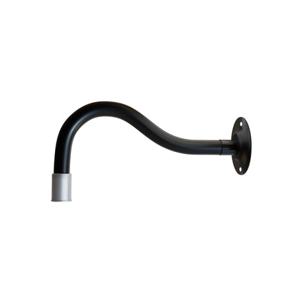 Gooseneck LED Wall Light – Black or White, Cool White - Black, Black Gooseneck, Without Bulb