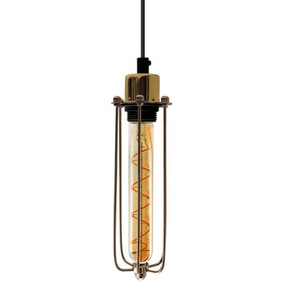 Long Tube Cage Lamp Shade 23 cm – Easy Fit, 10 Colours - photo 9