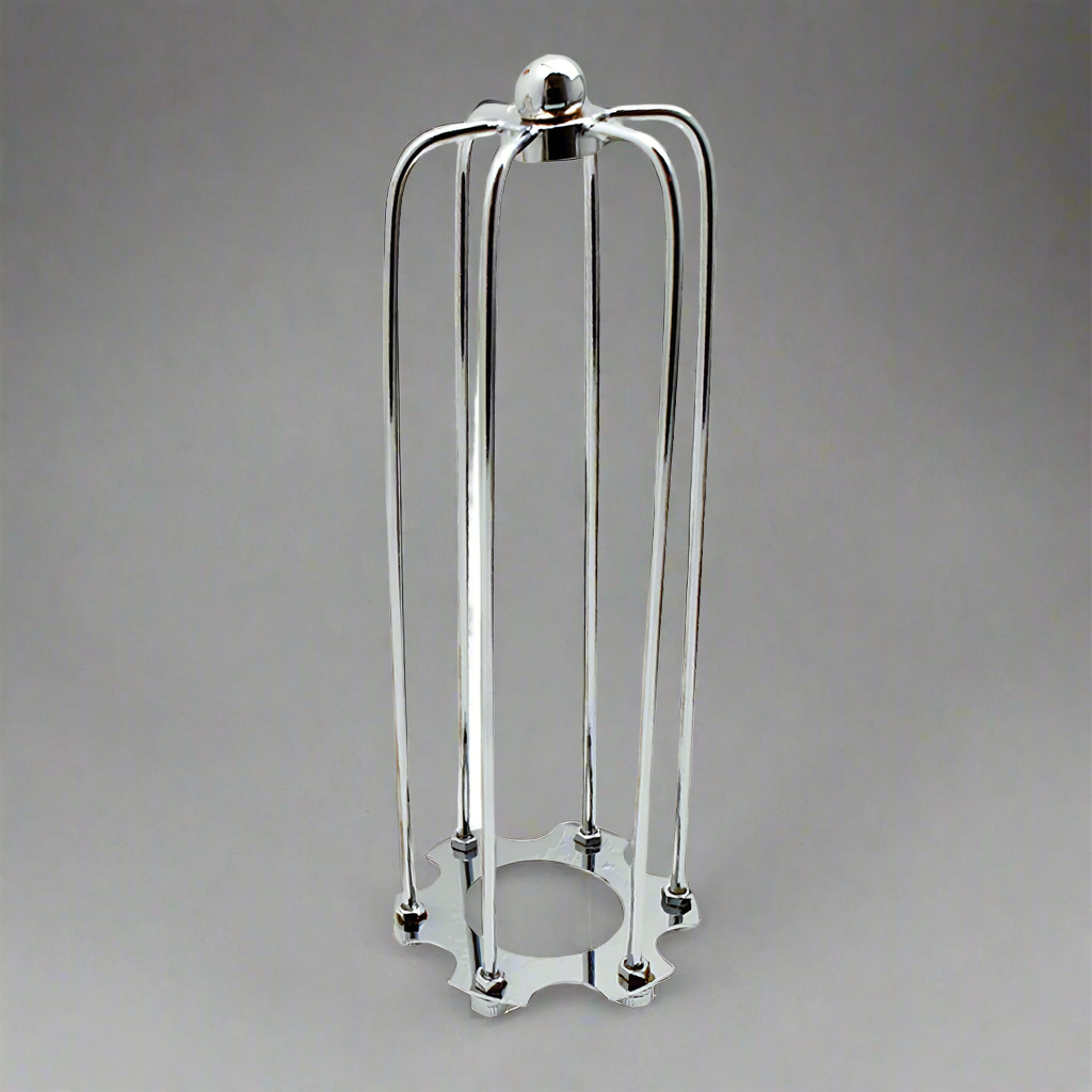 Long Tube Cage Lamp Shade 23 cm – Easy Fit, 10 Colours - photo 7