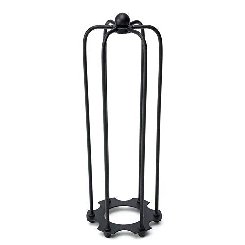 Long Tube Cage Lamp Shade 23 cm – Easy Fit, 10 Colours - Black, Shade Only, Single