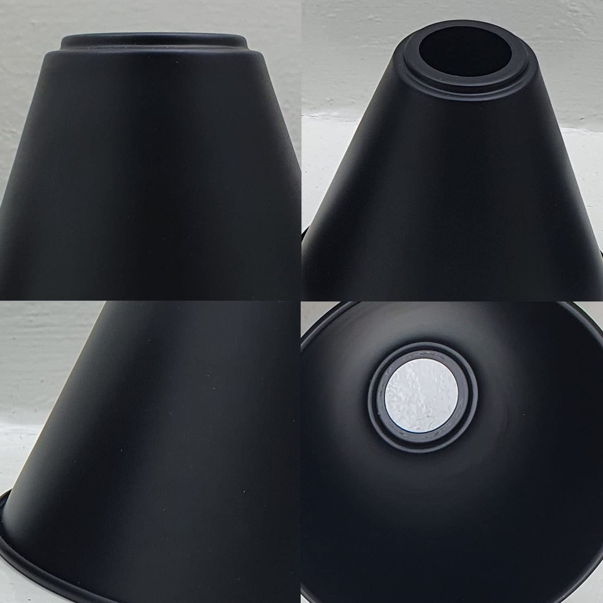 Long Cone Lamp Shade 18 cm – Easy Fit, 4 Industrial Finishes - photo 9