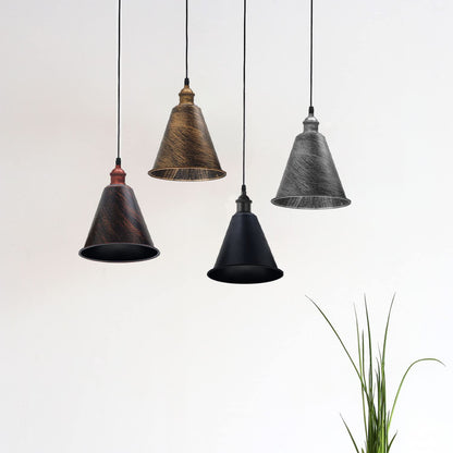 Long Cone Lamp Shade 18 cm – Easy Fit, 4 Industrial Finishes - photo 12