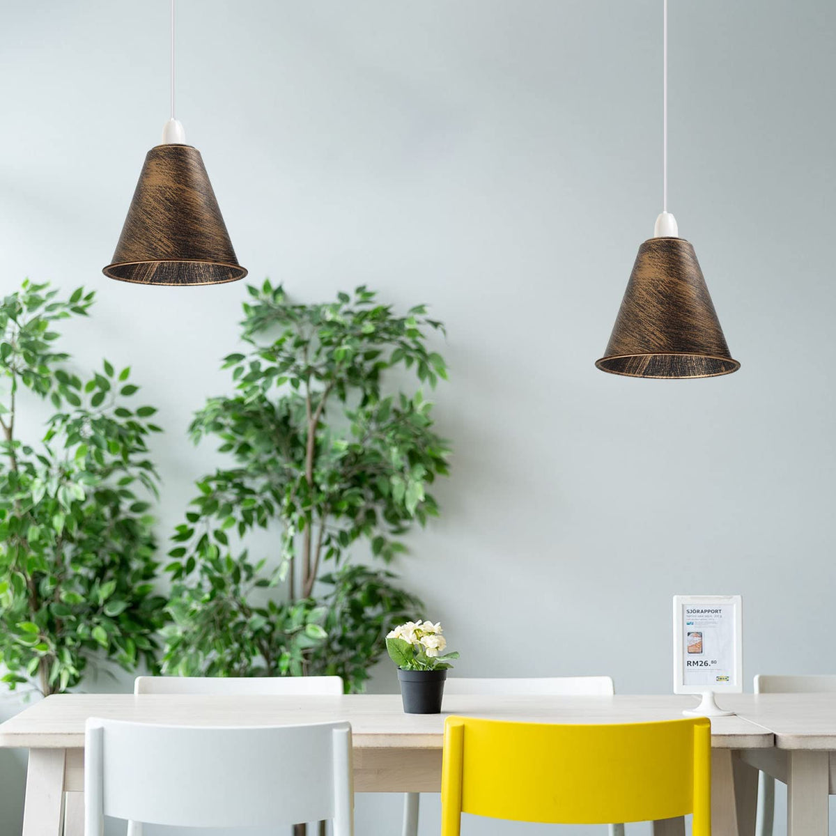 Long Cone Lamp Shade 18 cm – Easy Fit, 4 Industrial Finishes - photo 4