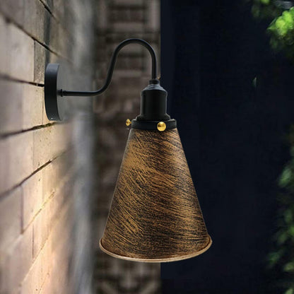 Long Cone Lamp Shade 18 cm – Easy Fit, 4 Industrial Finishes - photo 5