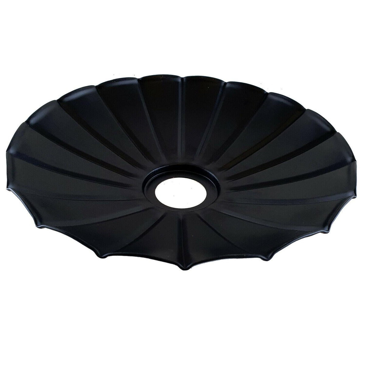 Scalloped Umbrella Lamp Shade 22 cm – Easy Fit, 5 Finishes - photo 8