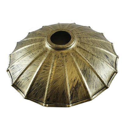 Scalloped Umbrella Lamp Shade 22 cm – Easy Fit, 5 Finishes - photo 9