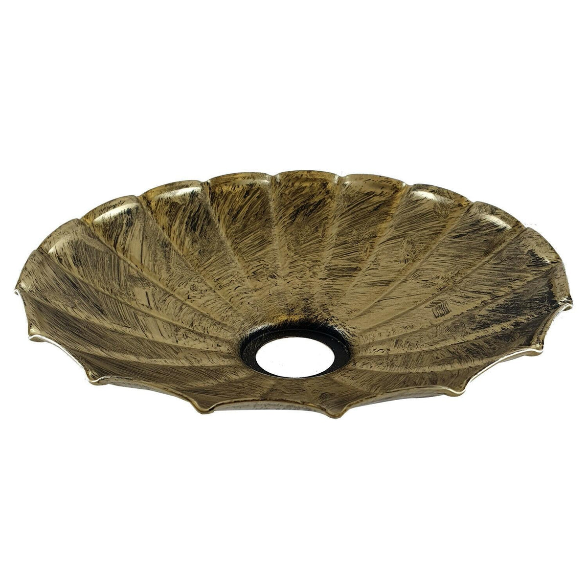 Scalloped Umbrella Lamp Shade 22 cm – Easy Fit, 5 Finishes - photo 10