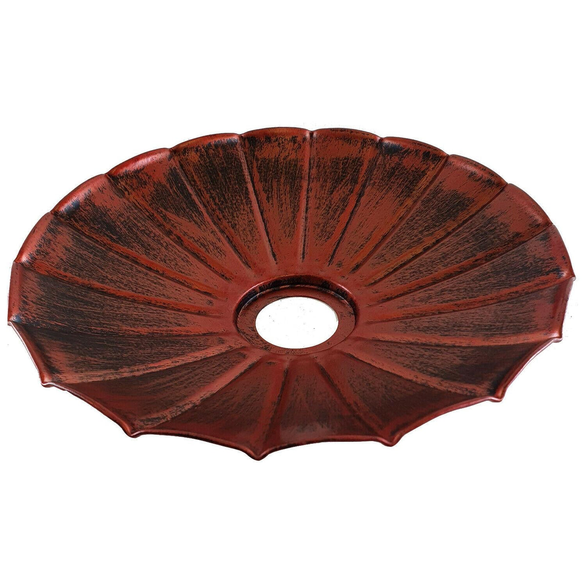Scalloped Umbrella Lamp Shade 22 cm – Easy Fit, 5 Finishes - photo 4