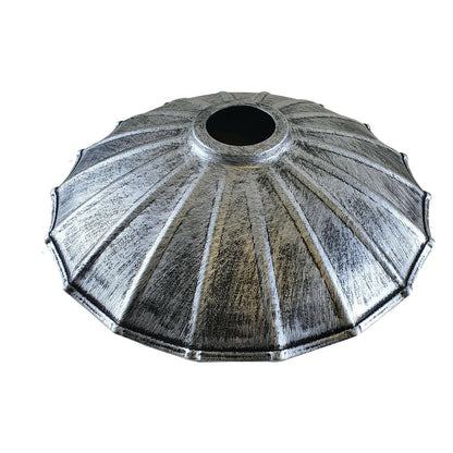 Scalloped Umbrella Lamp Shade 22 cm – Easy Fit, 5 Finishes - photo 5