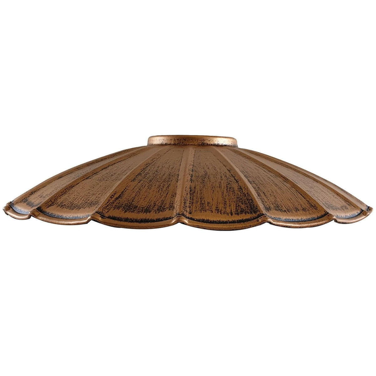 Scalloped Umbrella Lamp Shade 22 cm – Easy Fit, 5 Finishes - photo 6