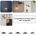 Scalloped Umbrella Lamp Shade 22 cm – Easy Fit, 5 Finishes