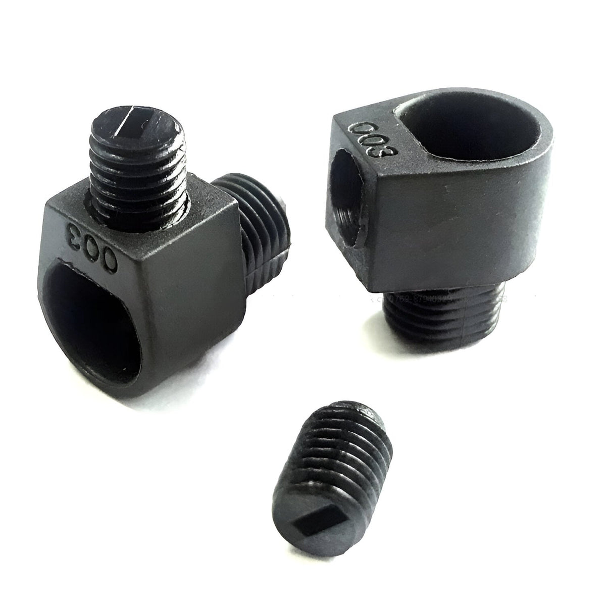 M10 L-Shape Cord Grip with Locking Screw – Pack of 5, 3 Colours - photo 3