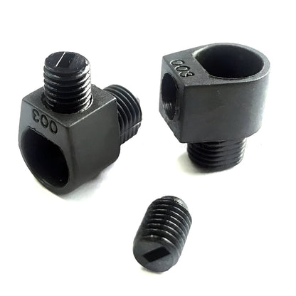 M10 L-Shape Cord Grip with Locking Screw – Pack of 5, 3 Colours - photo 3