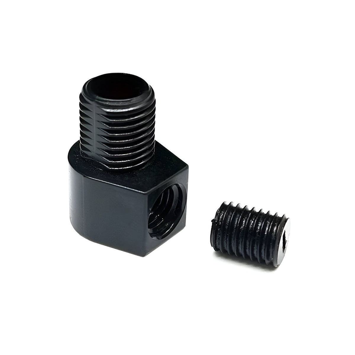 M10 L-Shape Cord Grip with Locking Screw – Pack of 5, 3 Colours - Black, Standard, Pack of 5