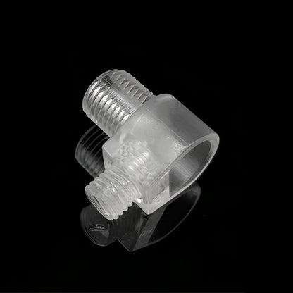 M10 L-Shape Cord Grip with Locking Screw – Pack of 5, 3 Colours - Clear, Standard, Pack of 5