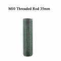 M10 Threaded Lamp Tube 35 mm – Zinc Alloy, Pack of 5 - 35 mm, Standard, Pack of 5