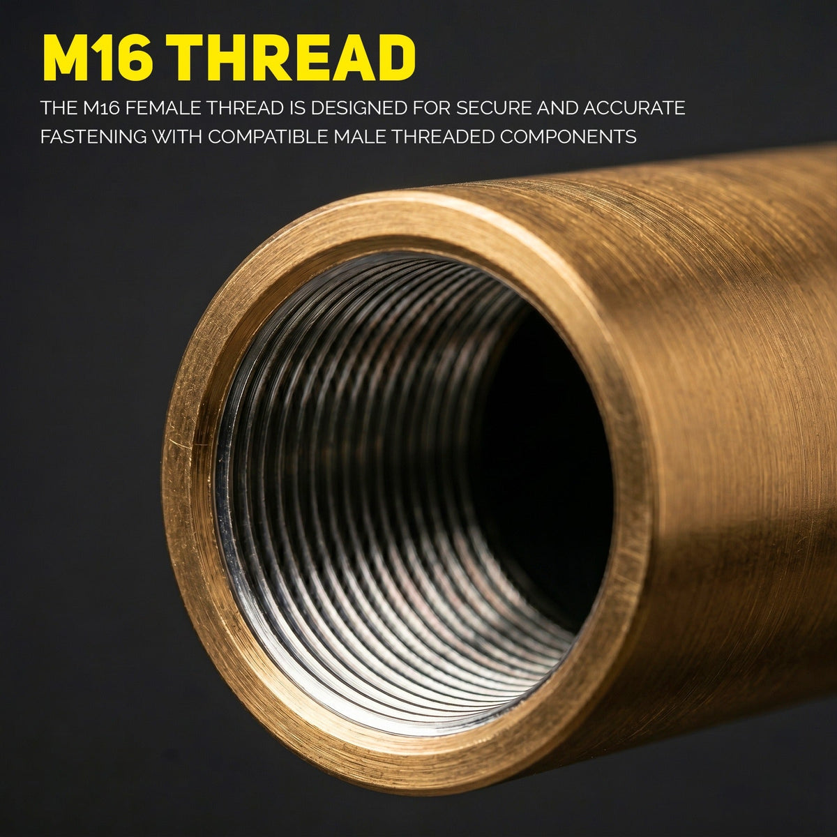 M16 Female Threaded Hollow Lamp Pipe 250mm - photo 9