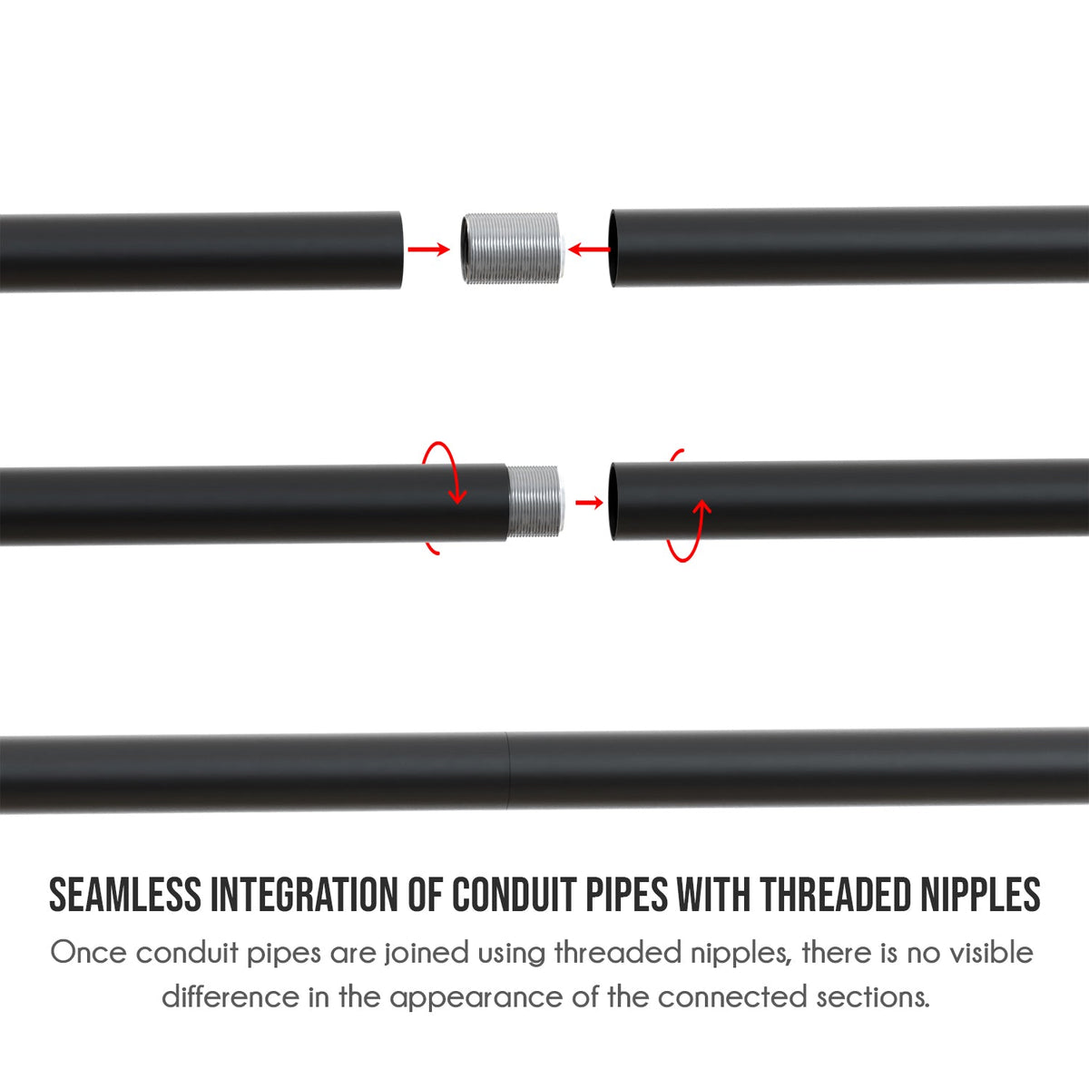 M20 Galvanised Steel Conduit Connector Nipple - photo 6