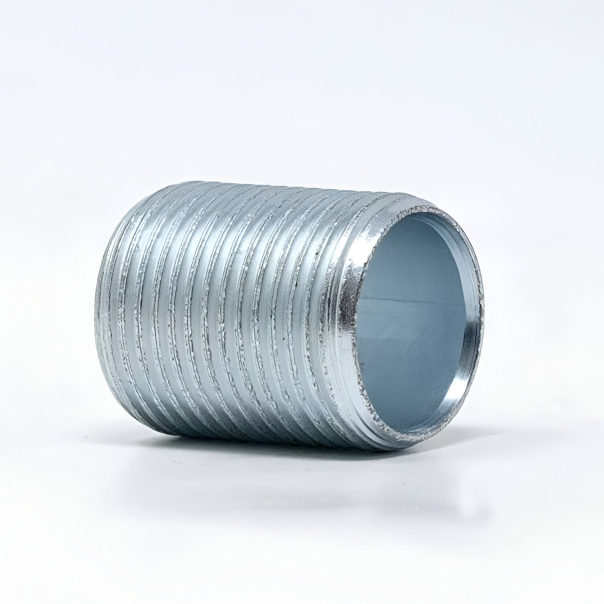 M20 Galvanised Steel Conduit Connector Nipple - Single