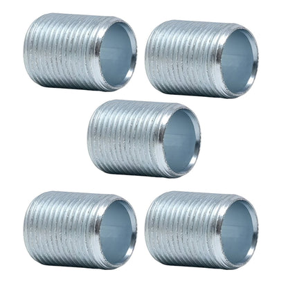 M20 Galvanised Steel Conduit Connector Nipple - Pack of 5