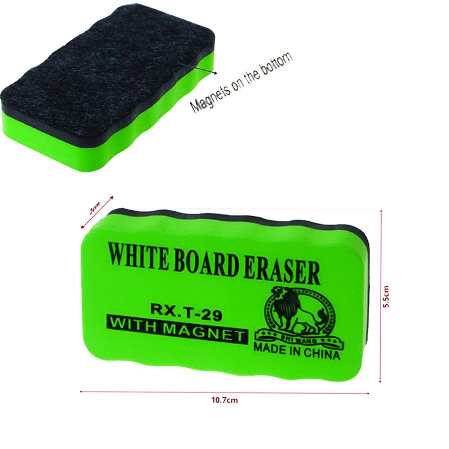 Magnetic Whiteboard Erasers – Felt Pad, Packs of 2, 3 or 4 - photo 2