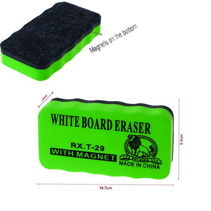 Magnetic Whiteboard Erasers – Felt Pad, Packs of 2, 3 or 4 - photo 2