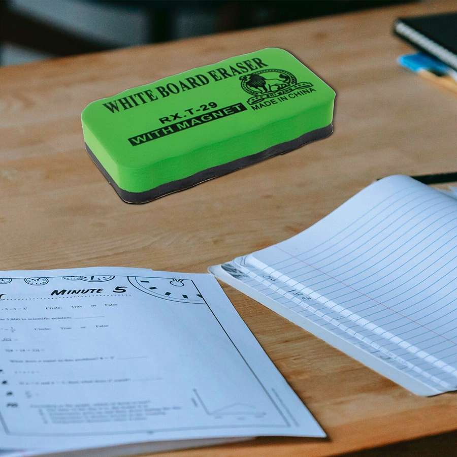 Magnetic Whiteboard Erasers – Felt Pad, Packs of 2, 3 or 4 - photo 4